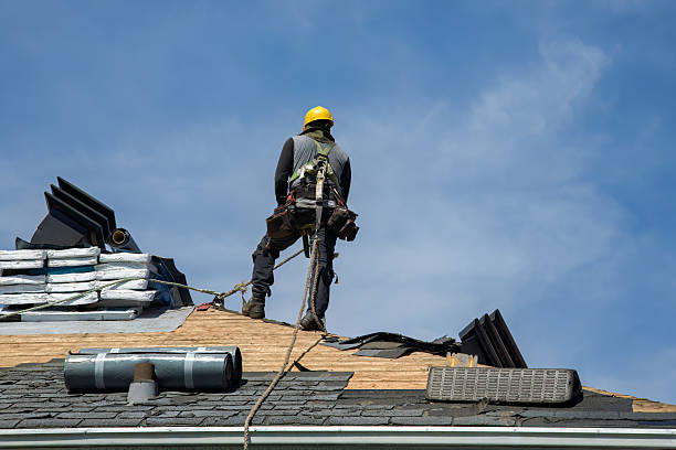 Professional Roof Installation technician working in Cyril, OK